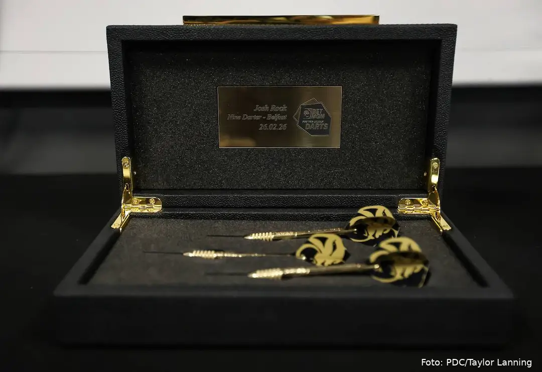 gouden darts premier league 9-darter rock