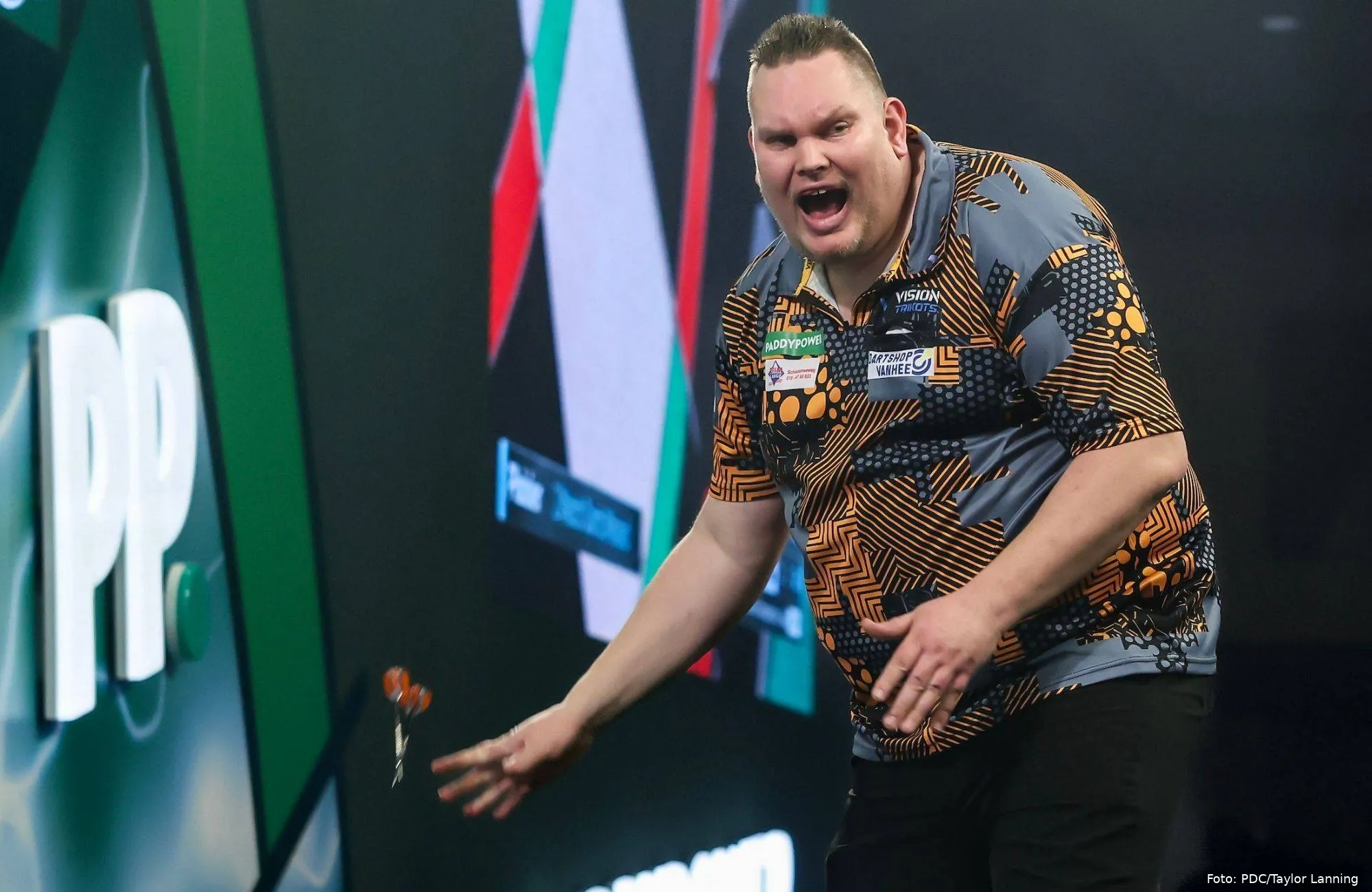 Wesley Plaisier WK darts 2026 verslaat Gerwyn Price