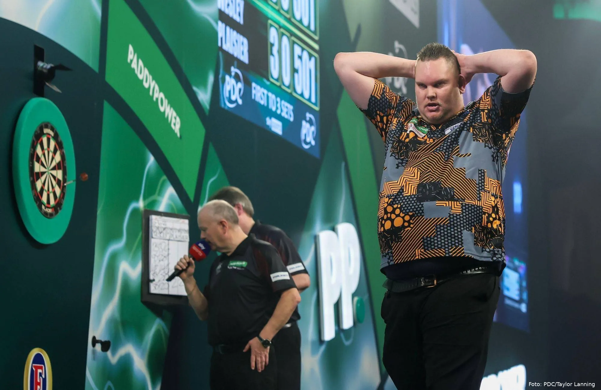 Wesley Plaisier WK darts 2026 verslaat Gerwyn Price