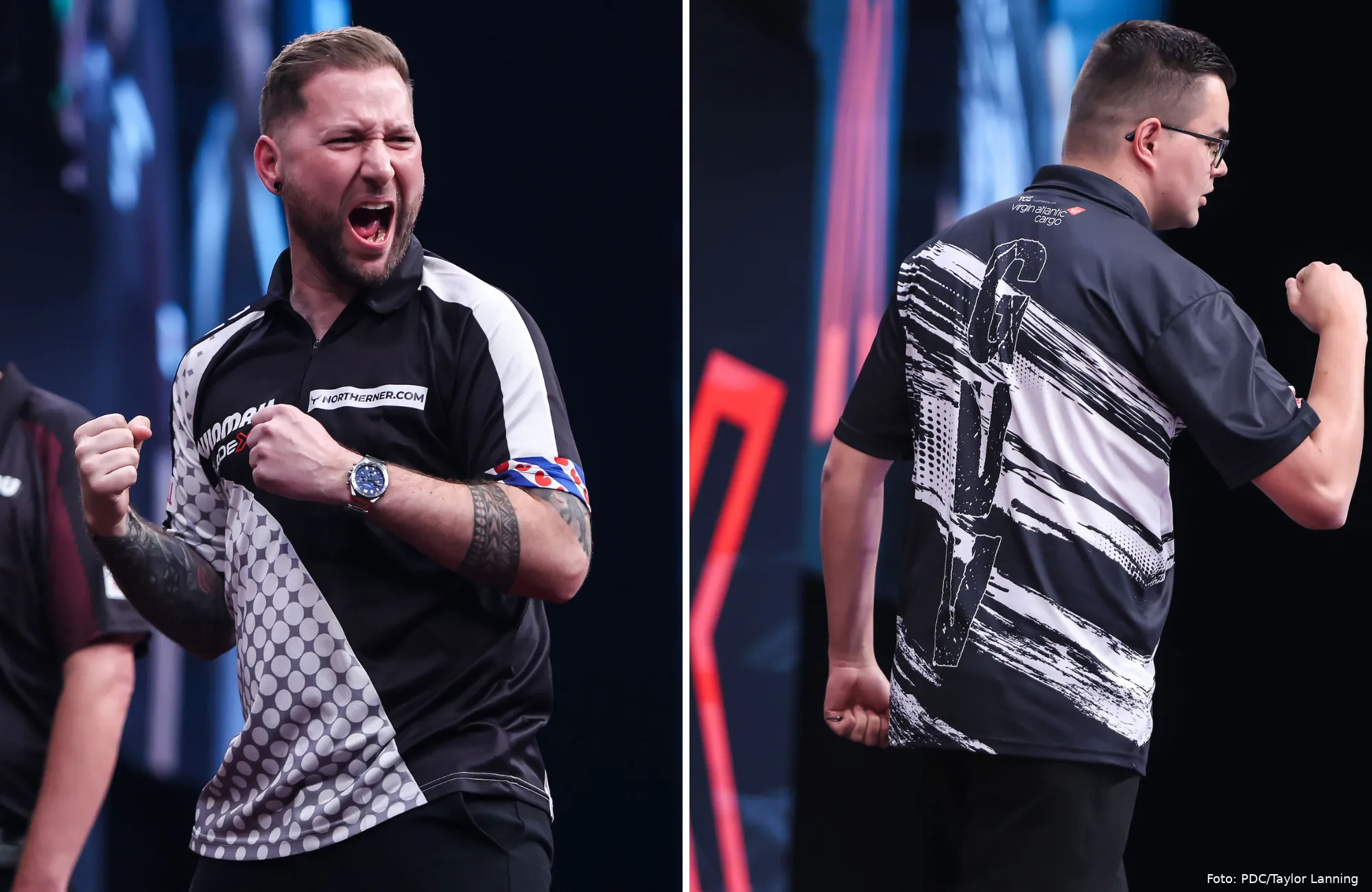 Danny Noppert en Gian van Veen kwartfinale Winmau World Masters 2026