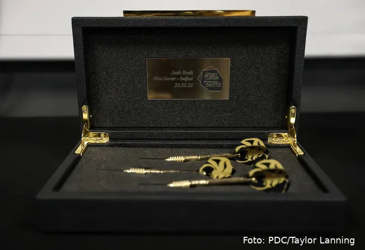 gouden darts premier league 9-darter rock