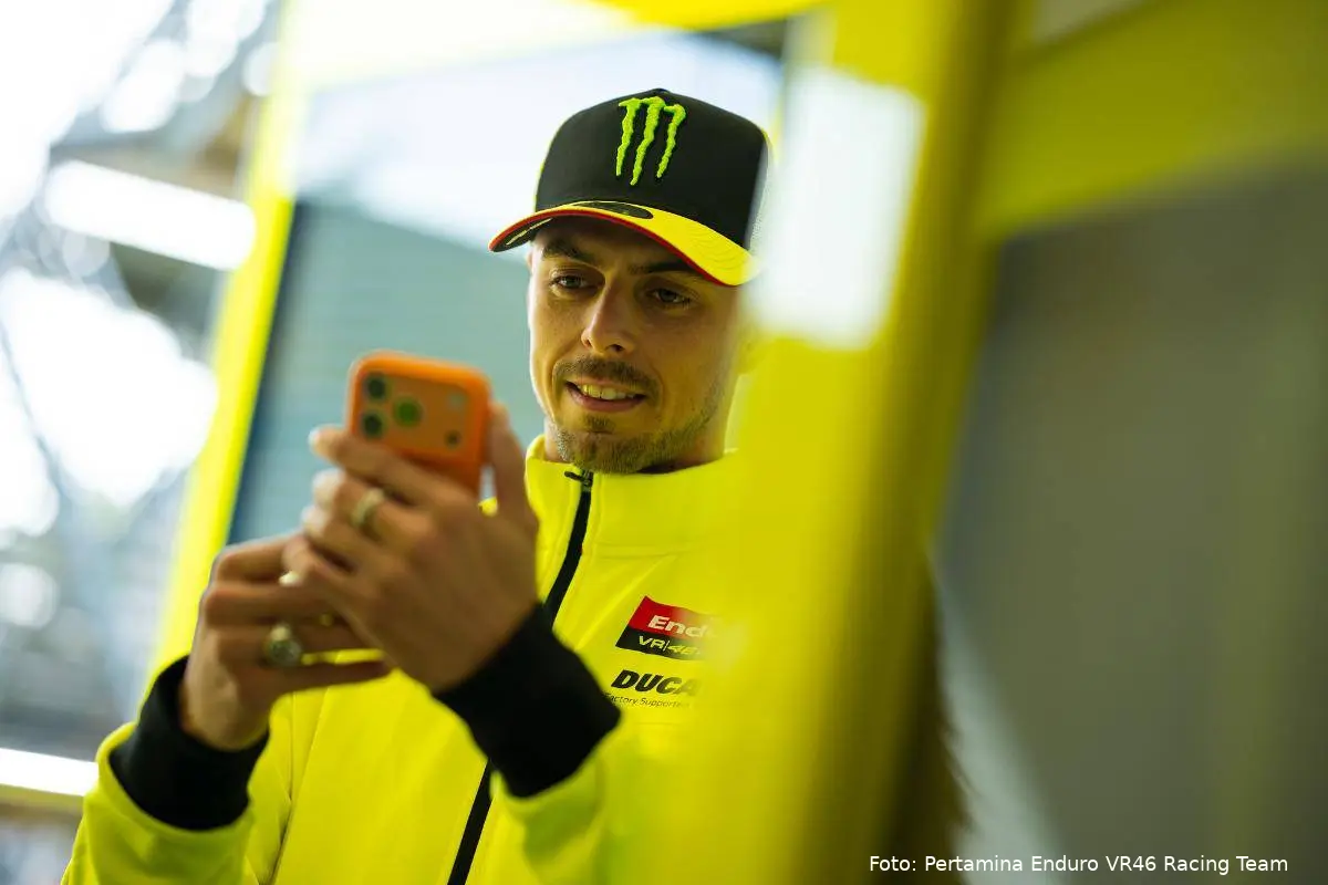 Fabio Di Giannantonio pilota Pertamina VR46 MotoGP