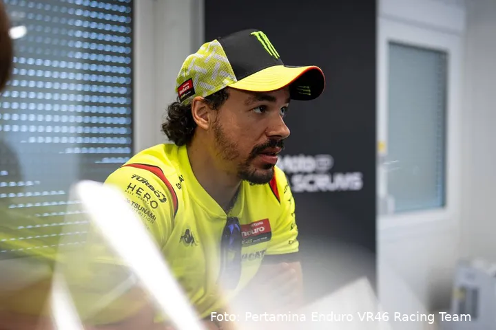 Franco Morbidelli pilota VR46 MotoGP parla in conferenza stampa