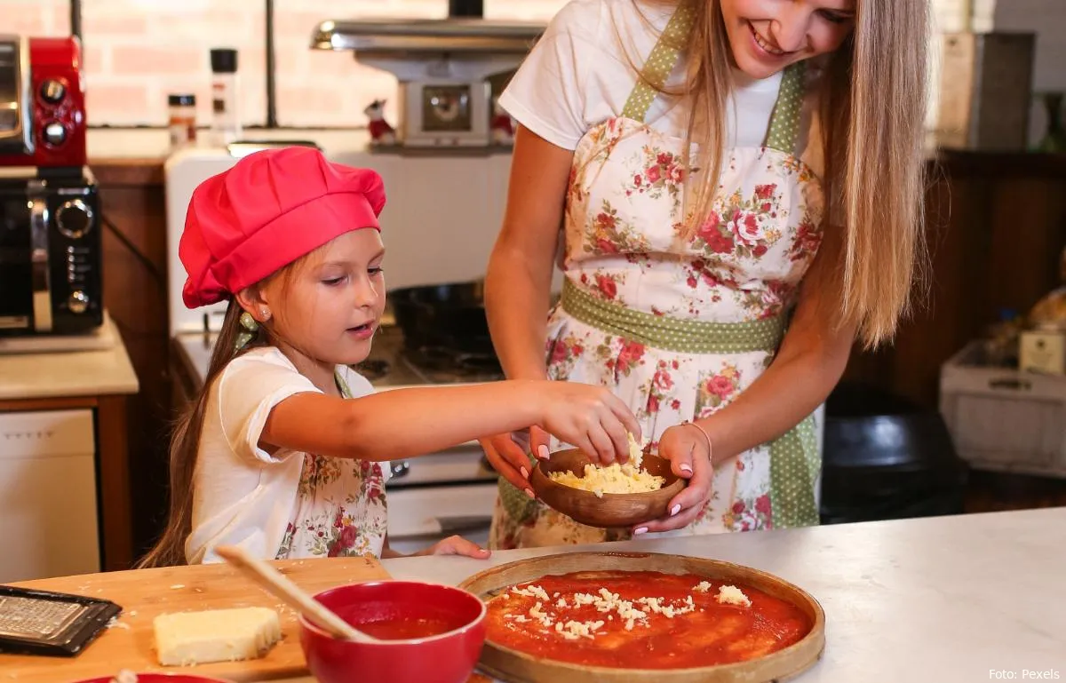 pizza kind koken