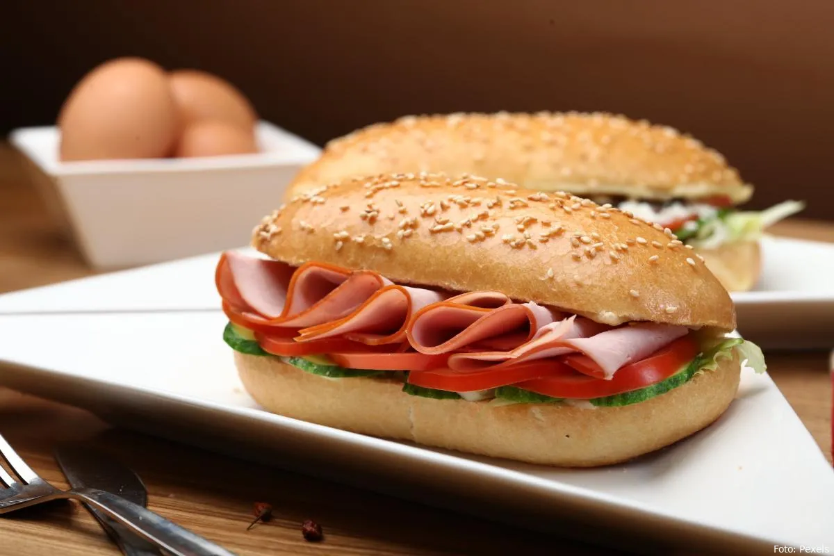 sandwich pistolet eten