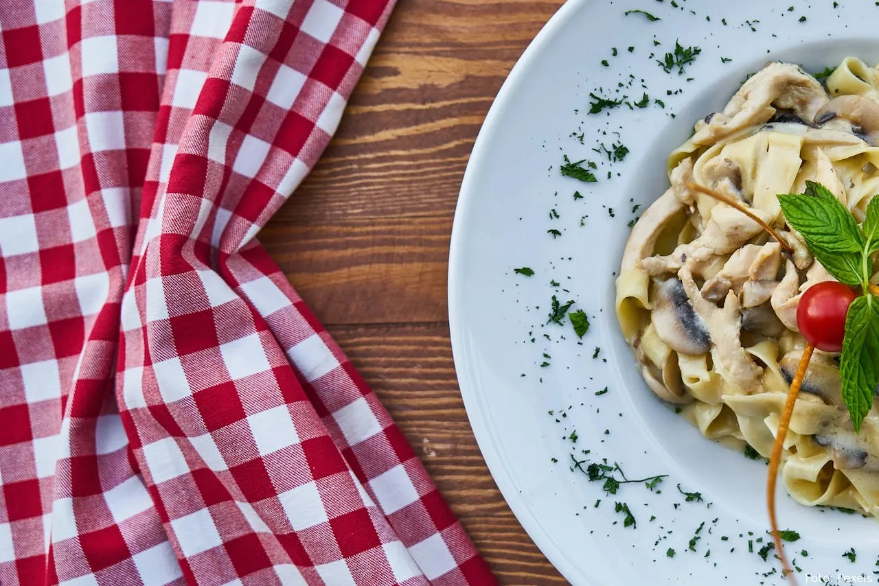 pasta met champignons eten gerecht pasta recept