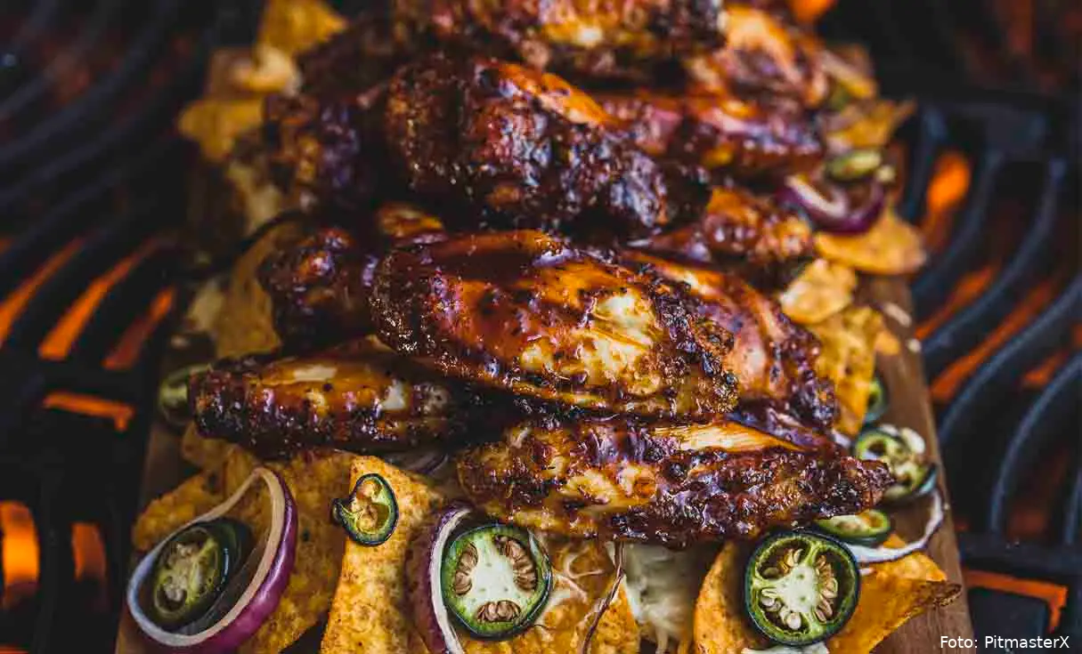 drunken whiskey wings