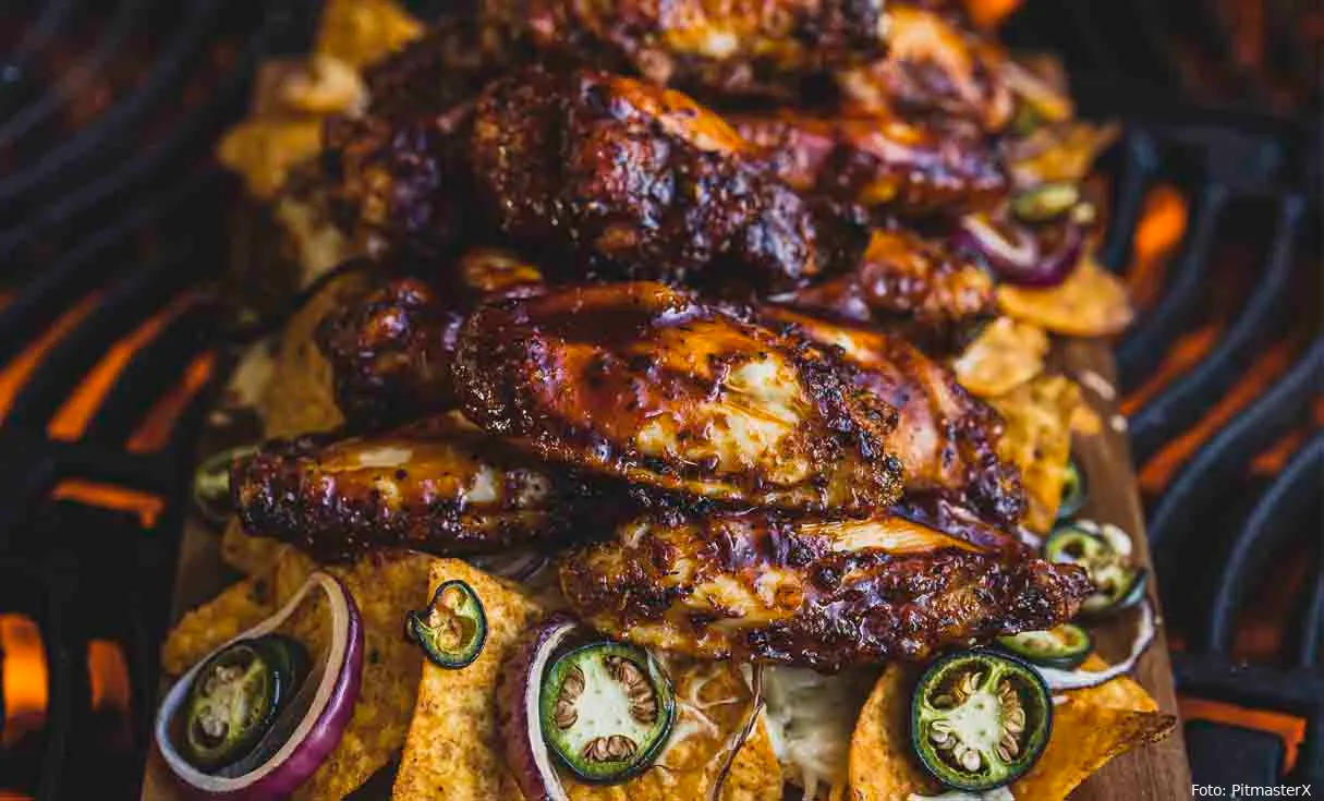 drunken whiskey wings