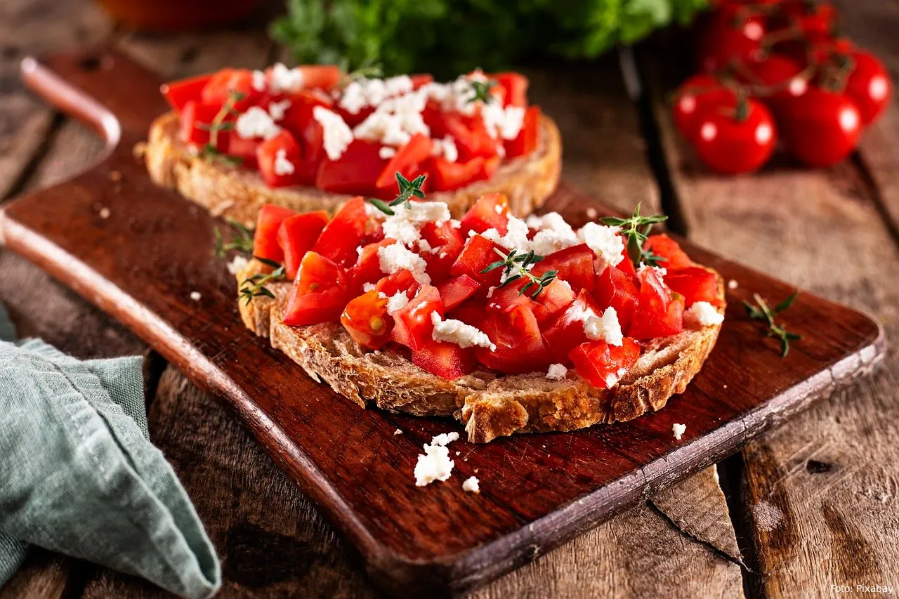 bruschetta eten recept voorgerecht snack