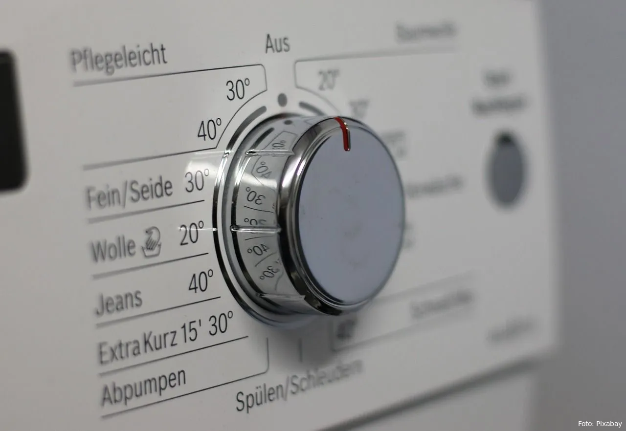 wasmachine bedieningsknop