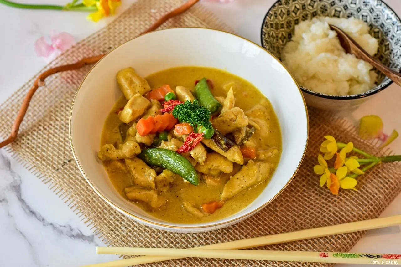 kip curry eten recept