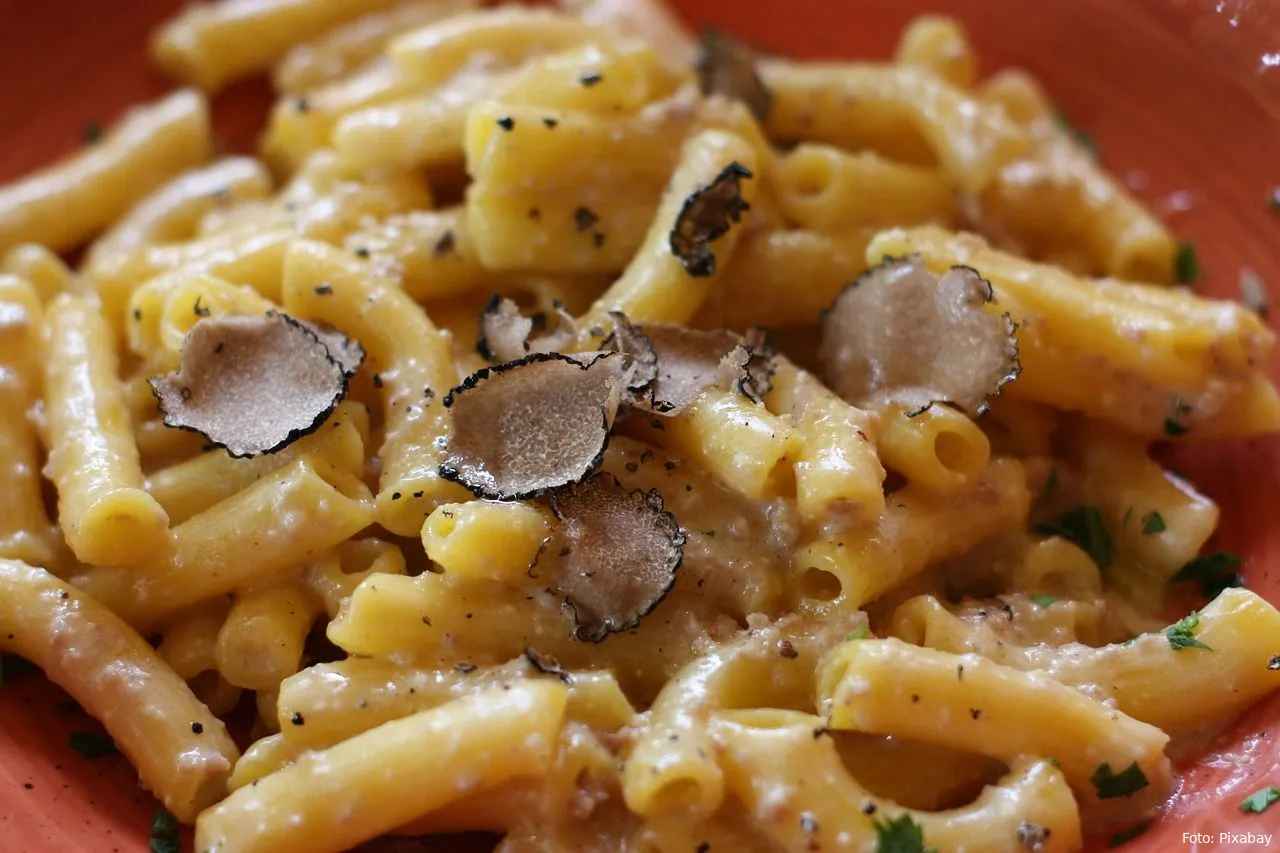 pasta truffel eten recept