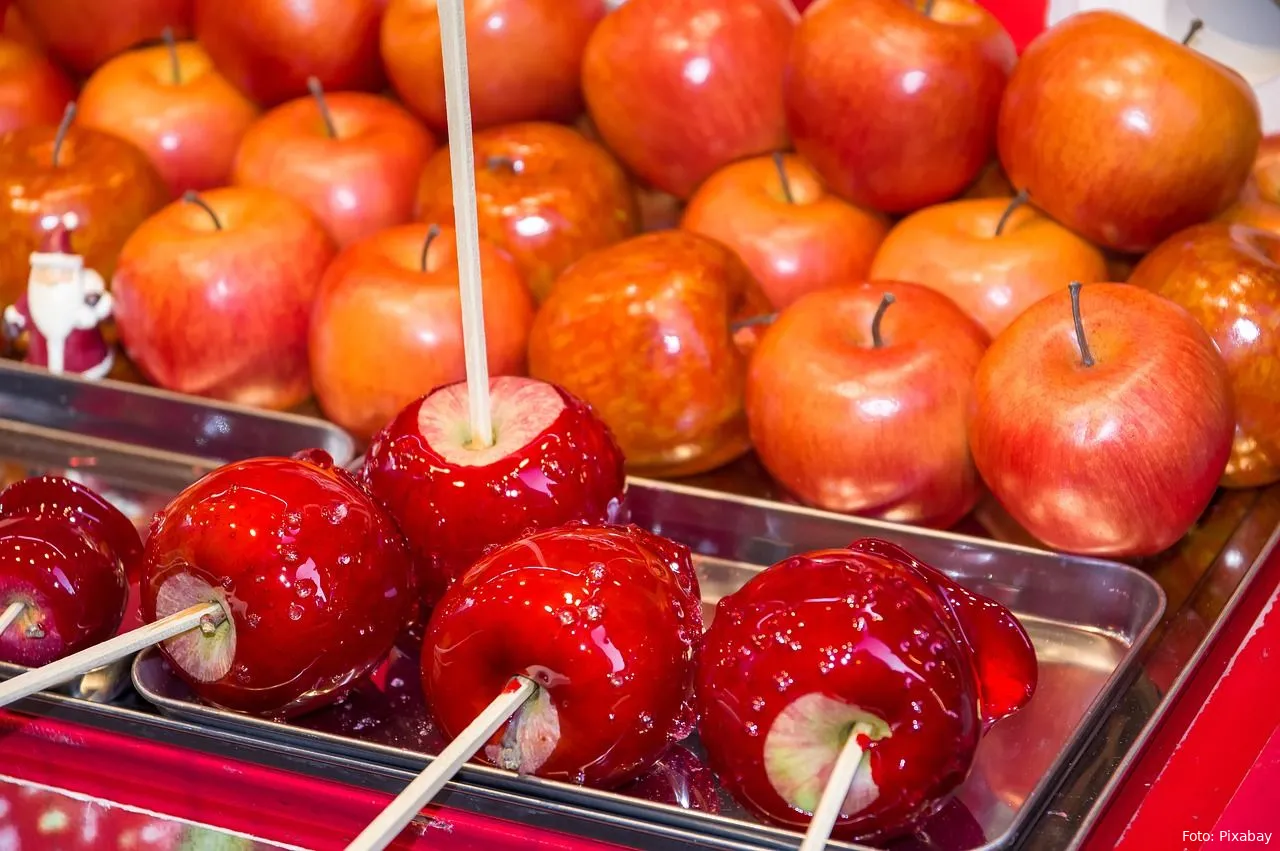 pomme damour eten snoep