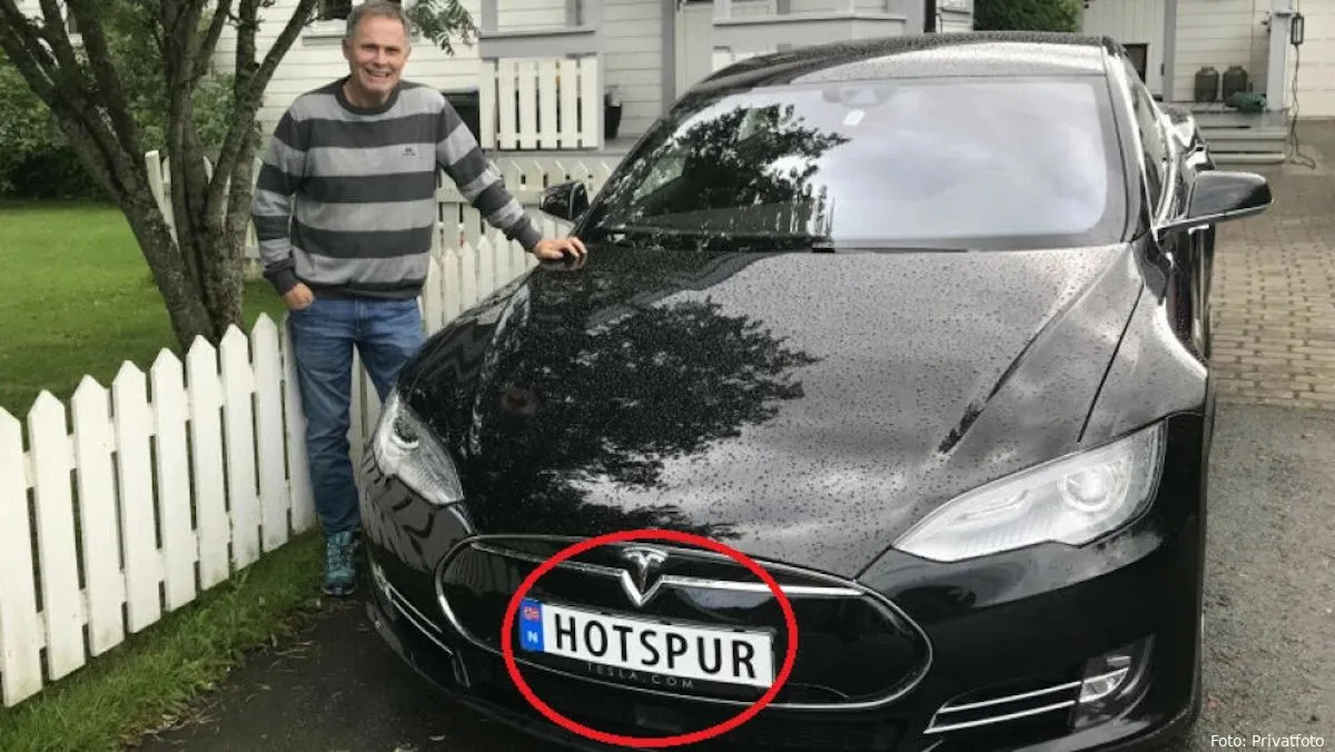 hotspur nummerplade