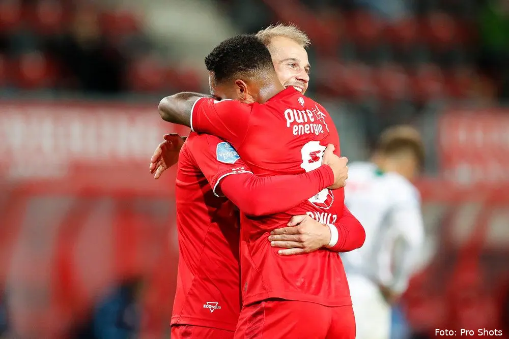cerny danilo vieren doelpunt fc twente groningen 2020 2021