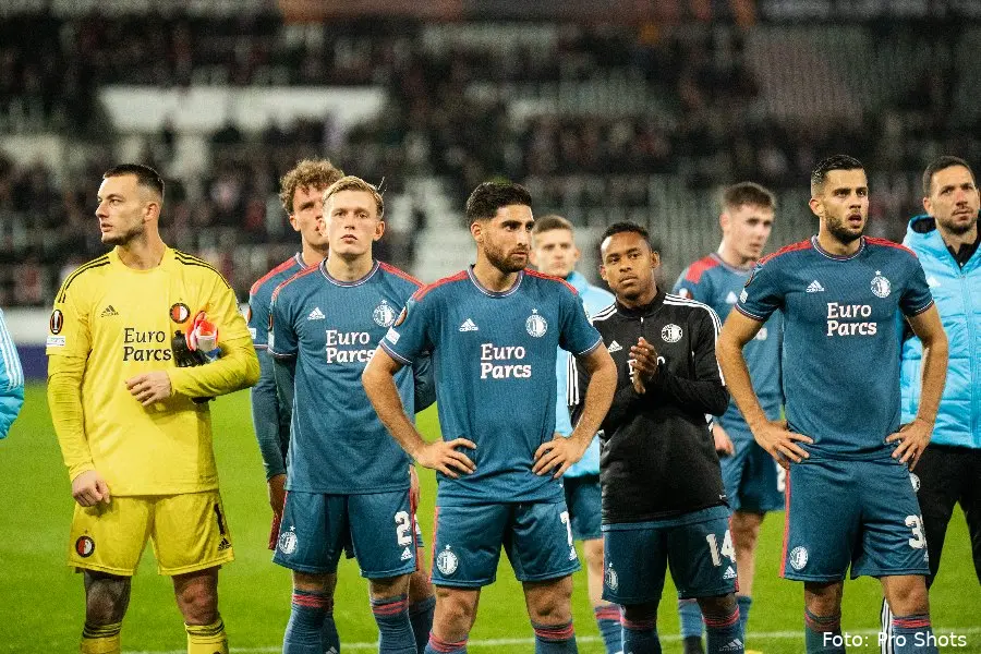 feyenoord team selectie justin bijlow alireza jahanbaksh fc midtjylland europa league