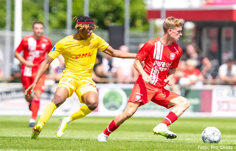 gijs smal fc nordsjaelland oefenwedstrijd 2022 2023