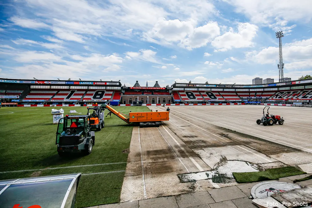 grasmat vervangen kunstgras sparta rotterdam