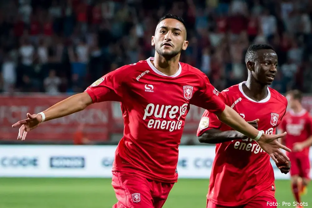 hakim ziyech juichen fc twente