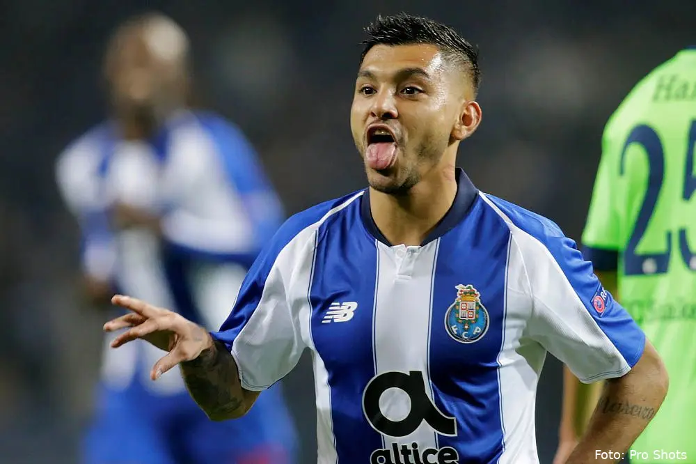 jesus corona tecatito fc porto doelpunt