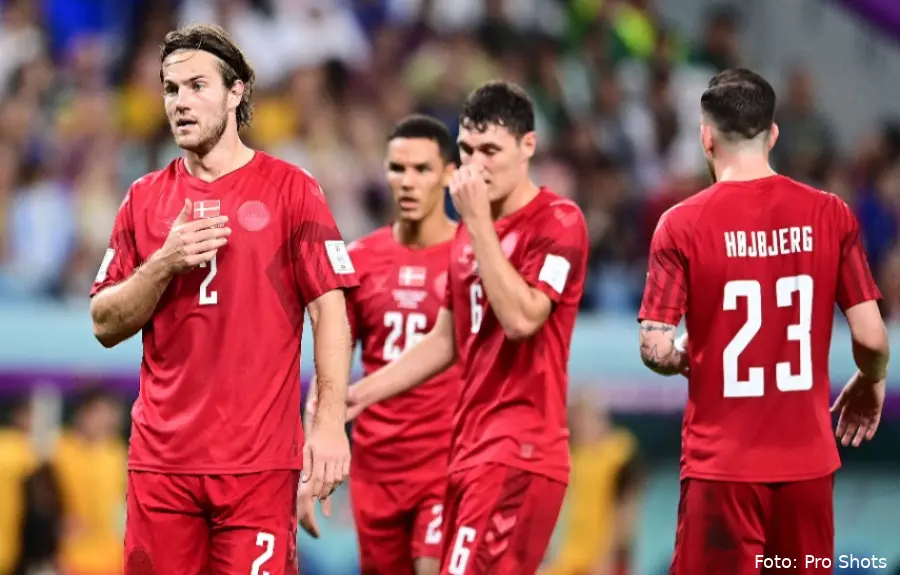 joachim andersen andres christensen pierre emile hojbjerg denemarken australie wk 2022 qatar uitschakeling teleurstelling 1