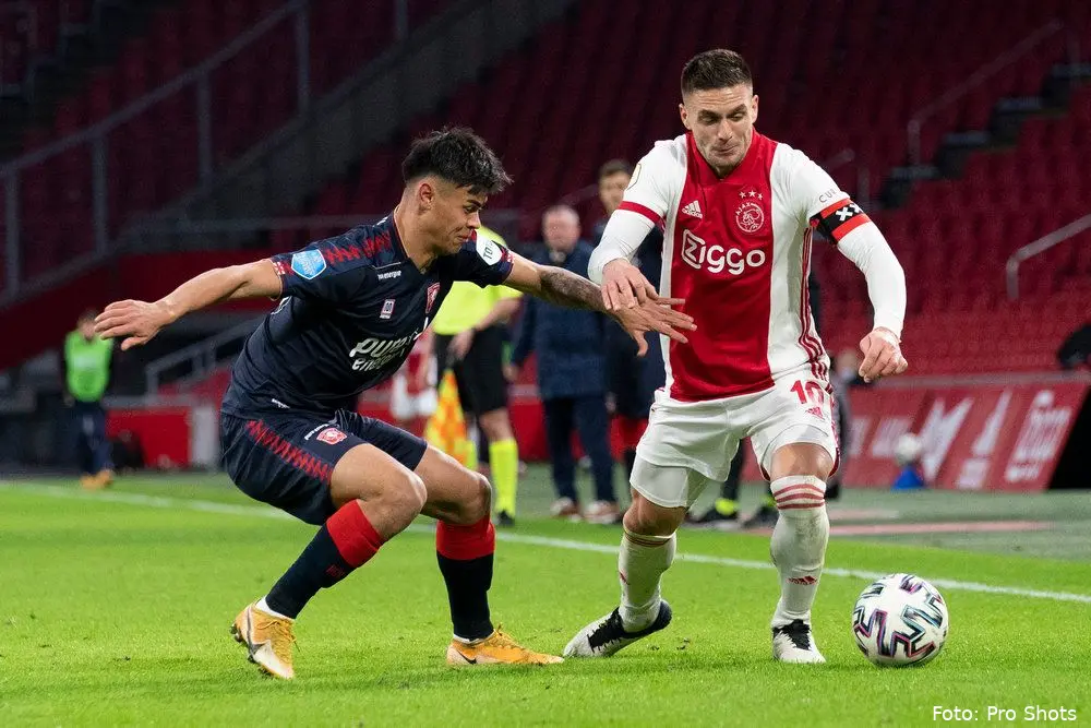 mees hilgers debuut ajax fc twente 2020 2021
