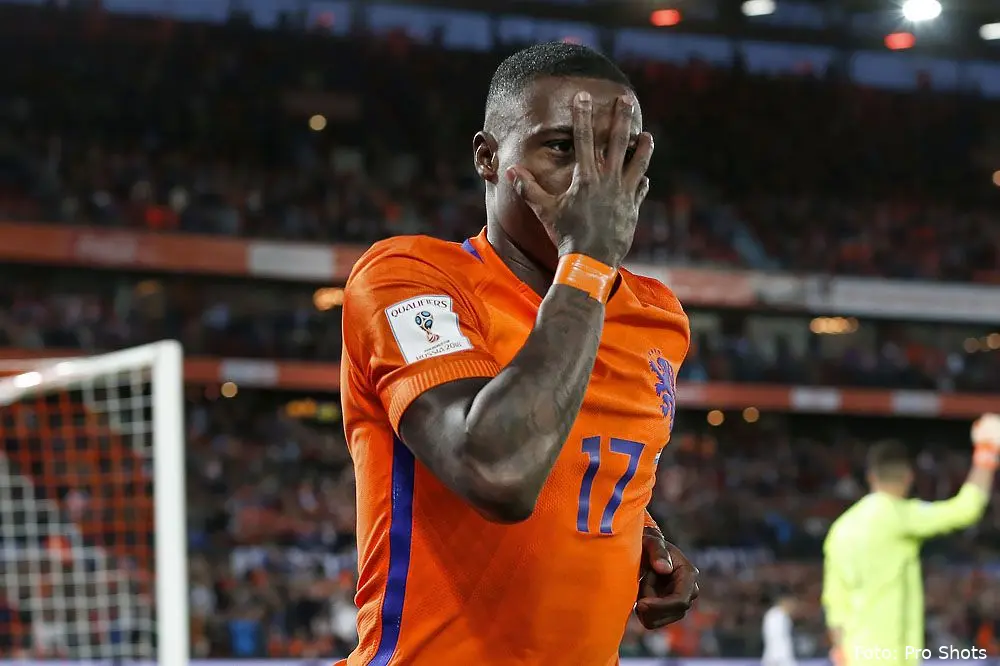 quincy promes nederlands elftal oranje doelpunt