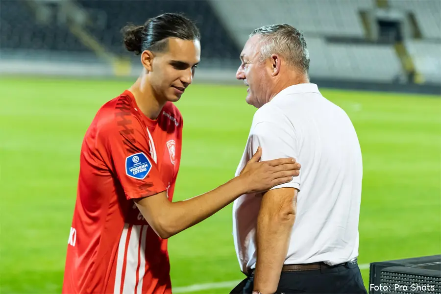 ramiz zerrouki ron jans afloop fk cukaricki fc twente partizanstadion belgrado conference league 2022 2023