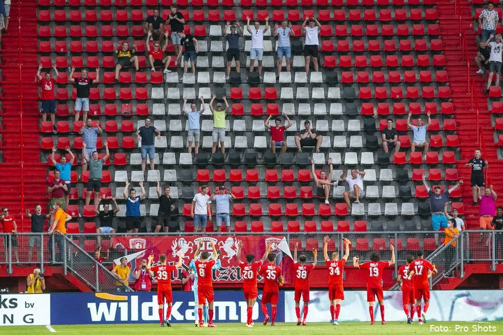 supporters corona vak p fc twente fortuna sittard 2020