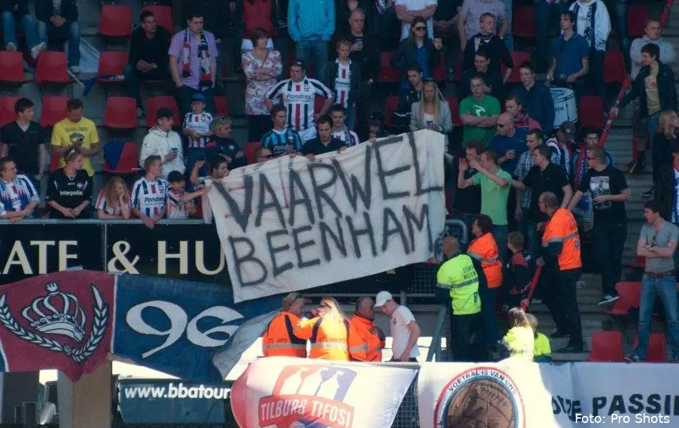 vaarwel beenham willem ii 2011 grolsch veste