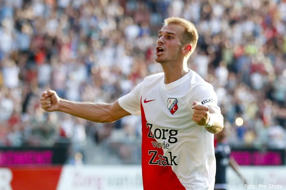 vaclav cerny doelpunt fc utrtecht juichen