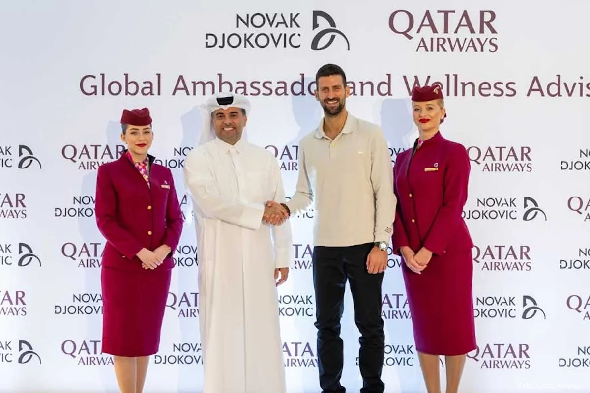 novak djokovic qatar airways