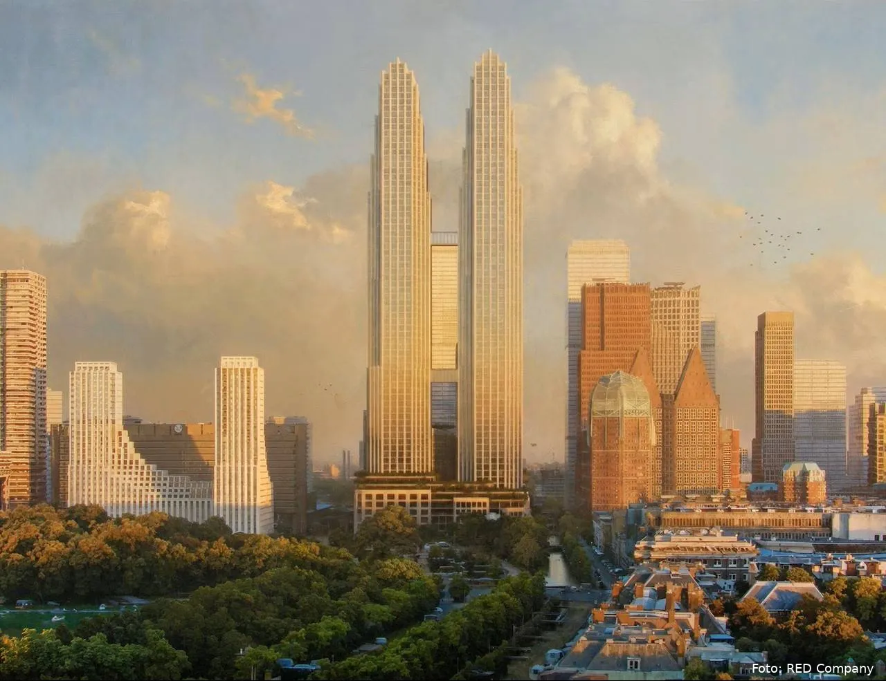 impressie-van-de-bellevue-torens-in-den-haag