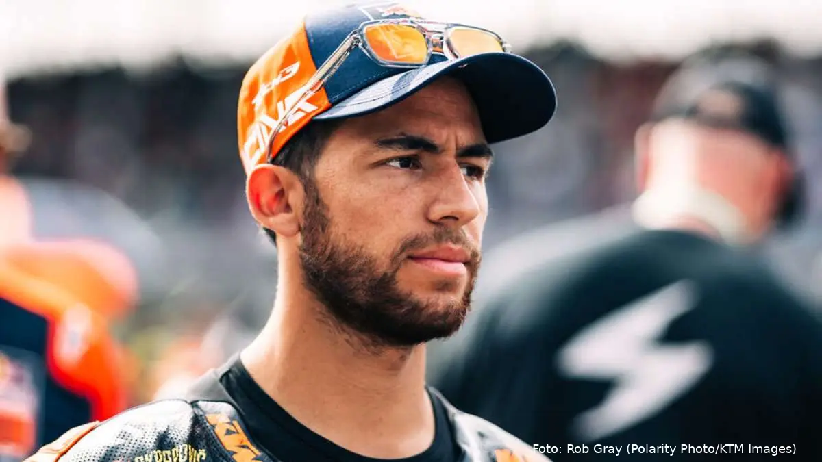 Enea Bastianini pilota KTM Tech3 MotoGP ad Aragon