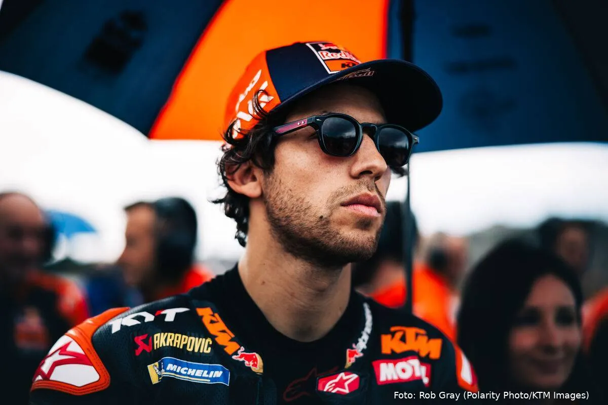 Enea Bastianini pilota KTM Tech3 MotoGP a Valencia