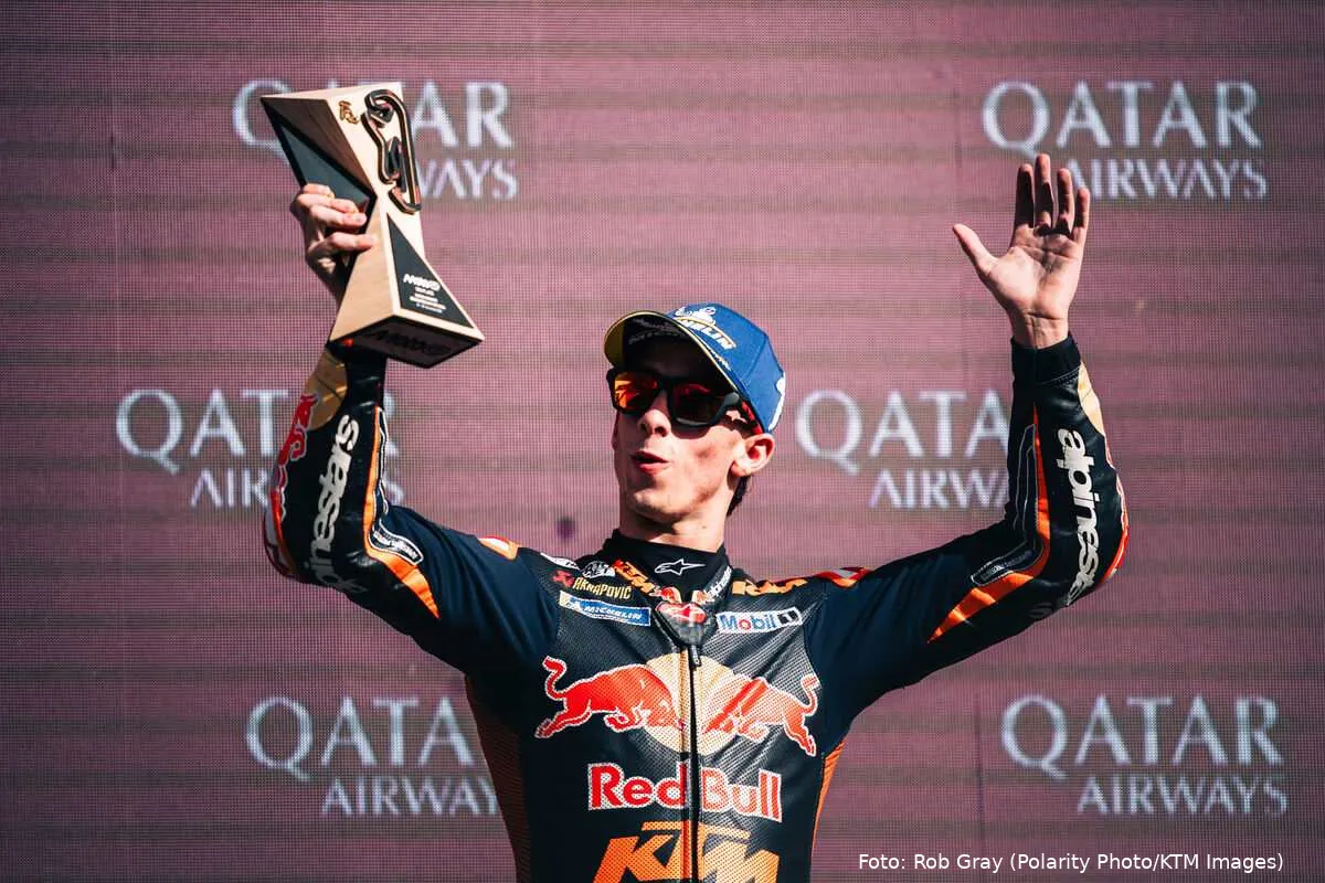 Pedro Acosta pilota KTM MotoGP a Portimao