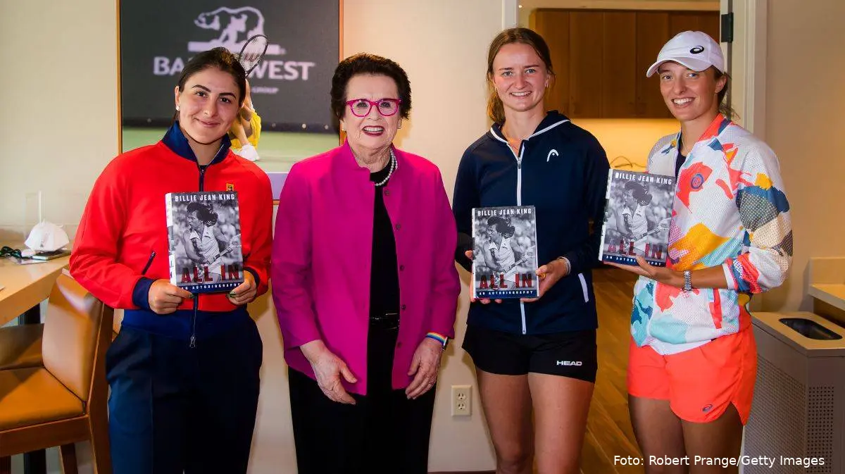 Bianca Andreescu, Billie Jean King, Barbora Krejcikova, Iga Swiatek