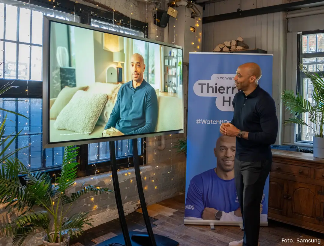 Thierry Henry, Samsung OLED #WatchItOnASamsung