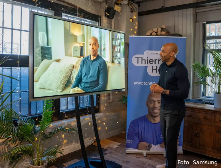 Thierry Henry, Samsung OLED #WatchItOnASamsung
