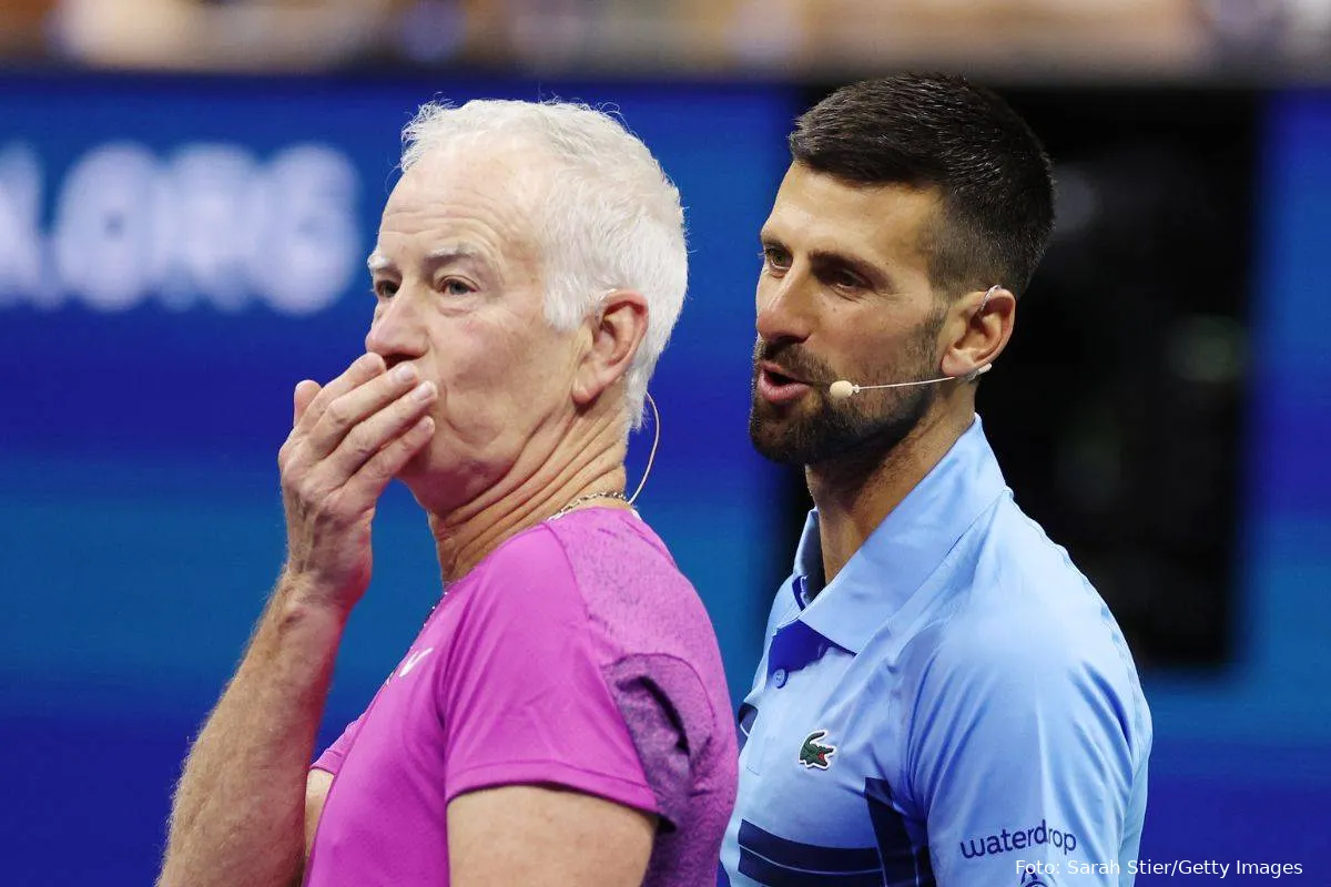 John McEnroe Novak Djokovic