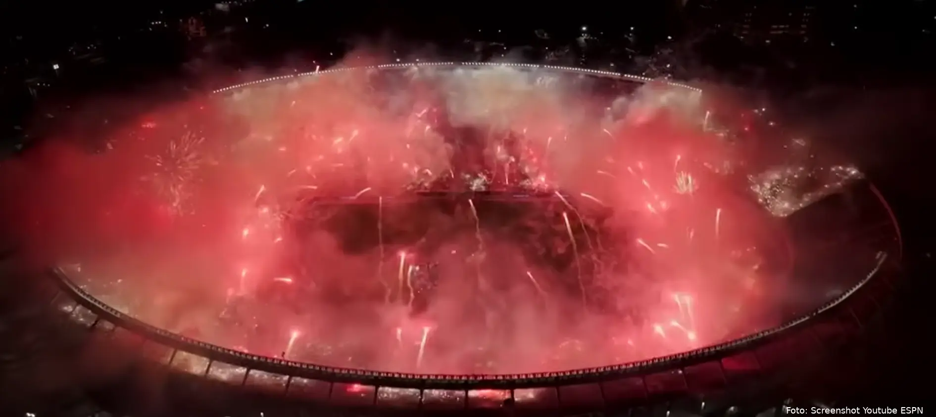 copa libertadores vuurwerkshow