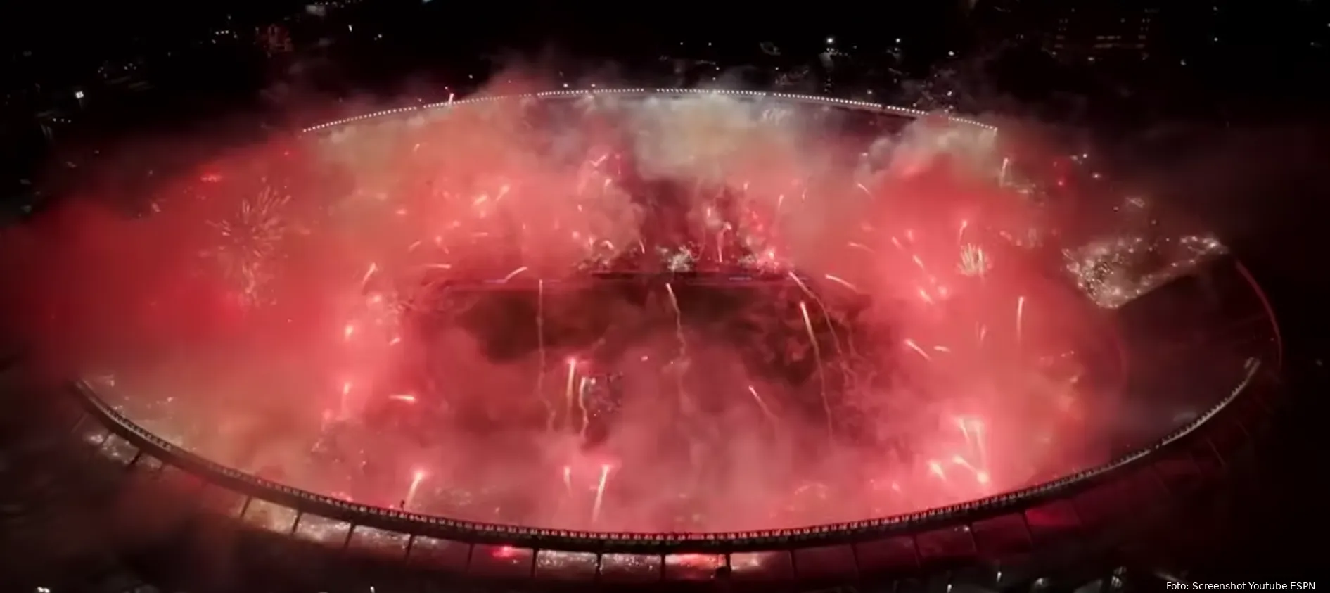 copa libertadores vuurwerkshow