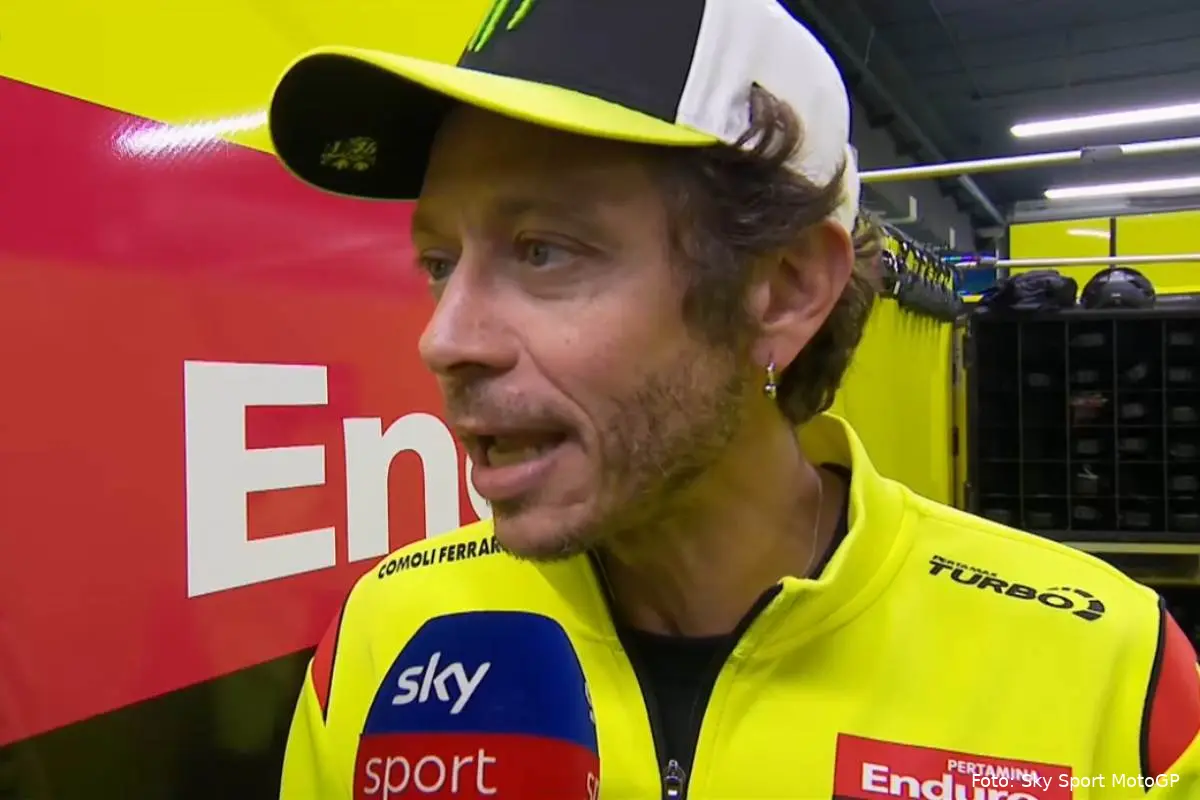 Valentino Rossi proprietario del team VR46 MotoGP parla a Sky Sport