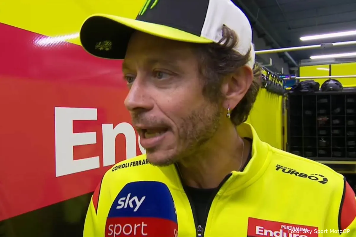 Valentino Rossi proprietario del team VR46 MotoGP parla a Sky Sport