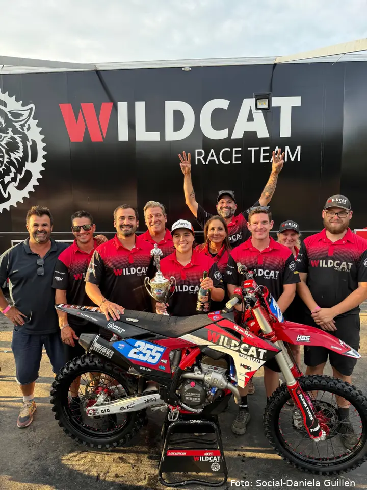 Daniela Guillen competing in AMA WMX