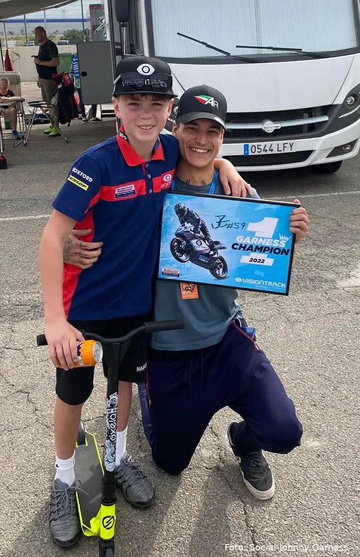 Johnny Garnes, campione British Talent Cup 2022
