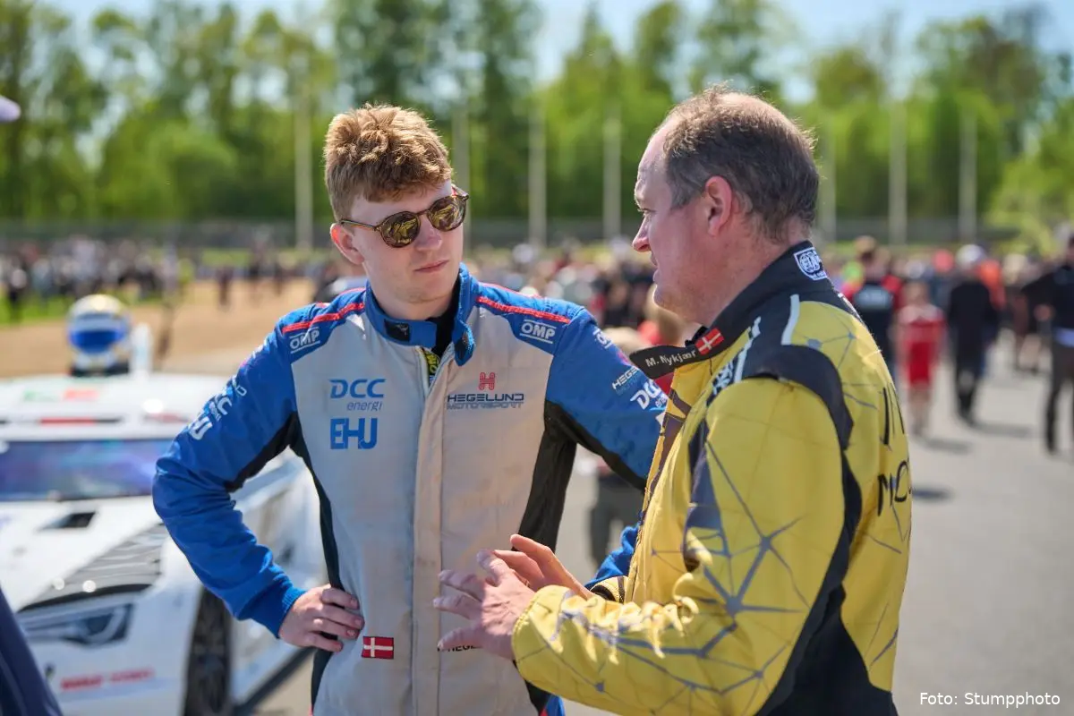 i den kommende saeson i selected car group super gt bliver peter hegelund og michel nykjaer konkurrenter foto stumpphoto