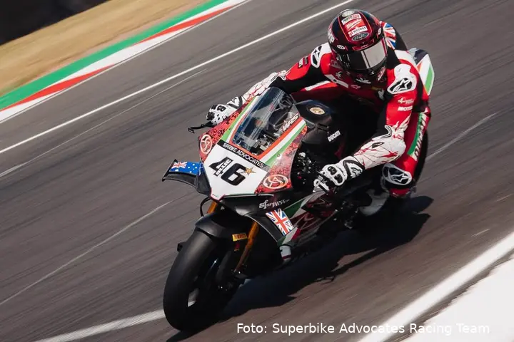 Tommy Bridewell rides the Ducati Superbike