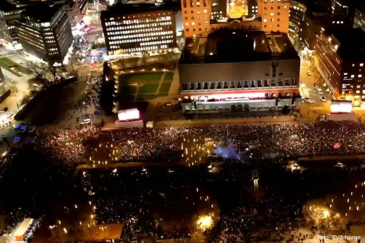 Norge fejrer VM-kvalifikationen i Oslo