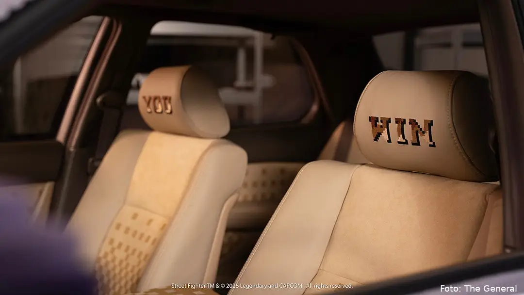 Recreation-of-Street-Fighters-Iconic-Beat-Up-Car-interior